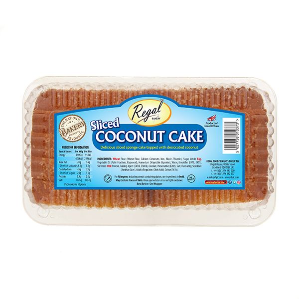 Coconut Sliced Cake